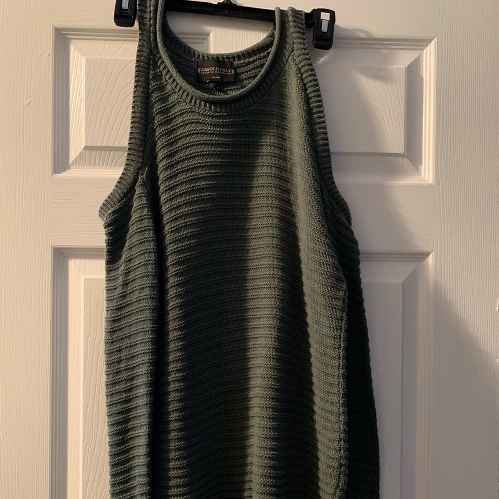 Absolutely Creative Worldwide Green Sweater